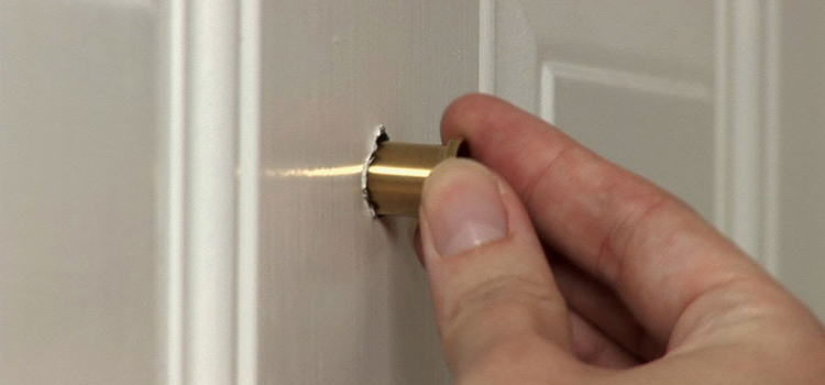 peephole door repair in Richmond
